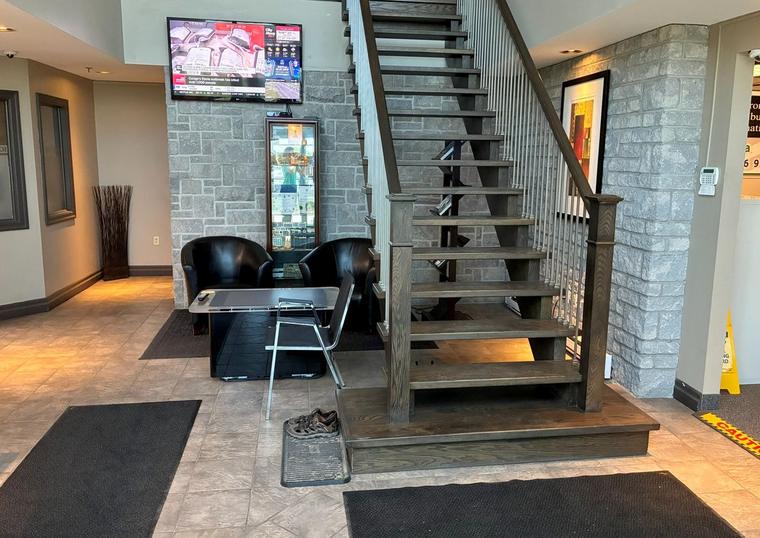 The front lobby of EDI's Orillia office